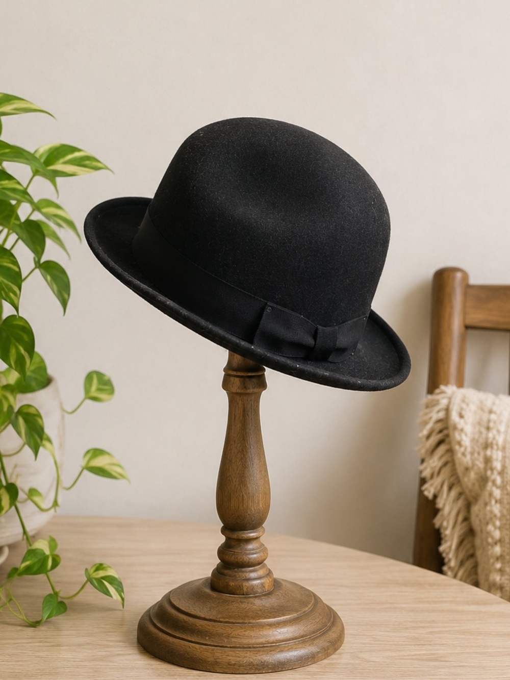 Bailey of Hollywood Breed LiteFelt Wool Fedora Hat Black Water Repellent Classic